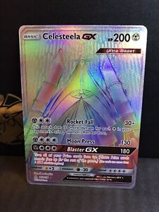 Celesteela GX 162/156 Ultra Prism Rainbow Rare Holo Pokemon TCG NEW Mint