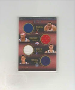 2007-08 Topps Luxury Box 7 Player Relic /10 Marion Maggette Miller Martin Howard - Picture 1 of 2