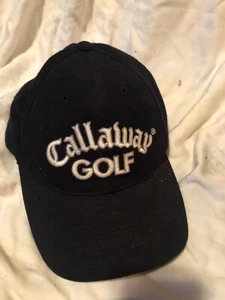 Callaway Hat Mens One Size Black Big Bertha Logo Golf Adjustable Strapback Cap - Picture 1 of 8
