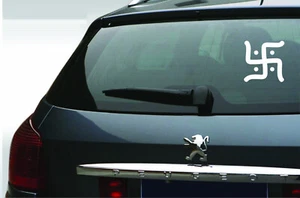Hindu Swastika Vinyl Decal - Picture 1 of 2