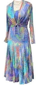 Barker & Pattichis Mother Of the Bride Dress & Bolero Outfit 10 UK Us 6 - Picture 1 of 11