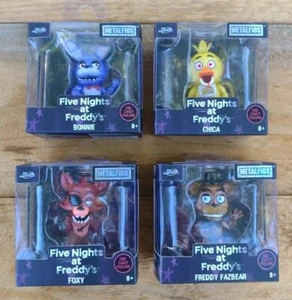 Five Nights at Freddy's Metalfigs Freddy Chica Bonnie Foxy 2024 Brand New! - Picture 1 of 6