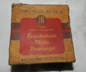 1951  Mopar Chrysler Crankshaft Main Bearing 1321228 .001  All 8 Cylinder, - Picture 1 of 4