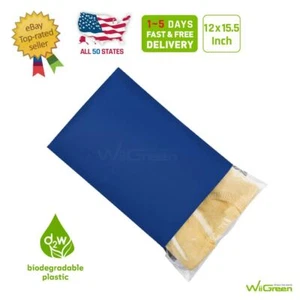 50-300 12x15.5 Azul Biodegradable Polietileno Sobre Bolsas de Envío 2.2 MIL - Imagen 1 de 35