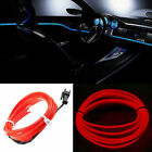 12V LED EL Wire Car DIY Atmosphere Neon String Strip Lights Rope Hot Lamp Roll