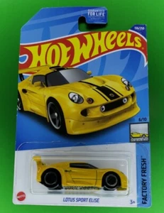 Hot Wheels Lotus Sport Elise Factory Fresh #6 Yellow Car 1/64 Kids Toy NEW  - Picture 1 of 3