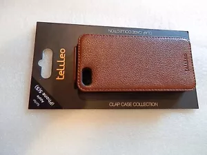Handy Hülle telileo Für Apple iPhone 5(S) Neu in Org.-Verpackung-Farbe Cognac - Bild 1 von 4