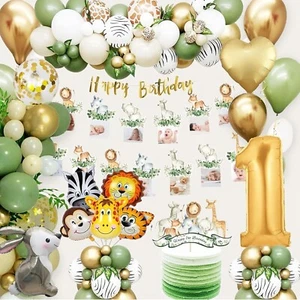 1st Birthday Decorations for Boys Girls, Wild One Birthday Decorations, First - Picture 1 of 7