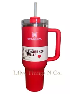 Stanley Target Red Valentines Day 2024 Target Exclusive 40oz Tumbler - BNWT - Picture 1 of 11