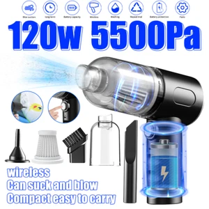 45000RPM Aspiradora De Mano Recargable Para PC Casa Auto Carro Limpieza Carros - Picture 1 of 17