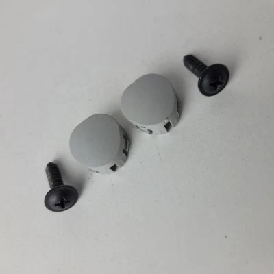 Parafusos de montagem para viseira solar Mini Cooper 2007-2013 com tampa cinza conjunto de 2 fabricante de equipamento original - Imagem 1 de 3