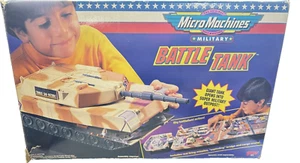 BOX ONLY Micro Machines Battle Tank Military Playset Galoob 1993 VTG Part - Picture 1 of 5