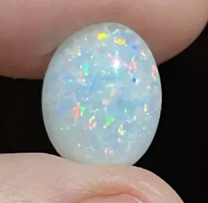 4ct 14.8x11.5x5mm Finest Sparkling Stardust Oval Welo Opal Gemstone Loose Gem - Picture 1 of 12