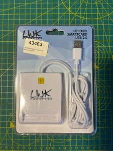 LINK LKCARD02 SMART CARD LESER USB 2.0, weiß - Bild 1 von 3