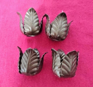 4 Nuevo, Tulipán de metal con recubrimiento, soporte de pantalla de lámpara de lirio o taza de vela, deslizamiento 1/4 - Imagen 1 de 1