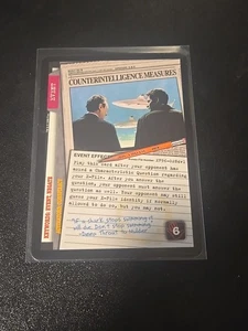 1996  X-Files CCG Premiere, Counterintelligence Measures Trading Card ULTRA RARE - Picture 1 of 1