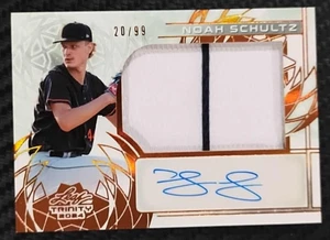 2024 Leaf Trinity Noah Schultz RPA Jersey /99 Patch AUTO Rookie WHITE SOX #PANS1 - Bild 1 von 6