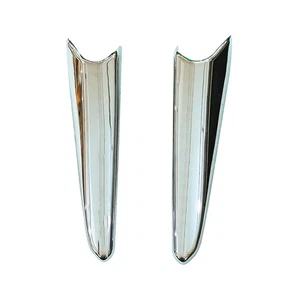 Pair ABS Left Right Chrome Fog Lamp Molding Cover For Mazda 3 Sport 2017-2018 - Picture 1 of 6