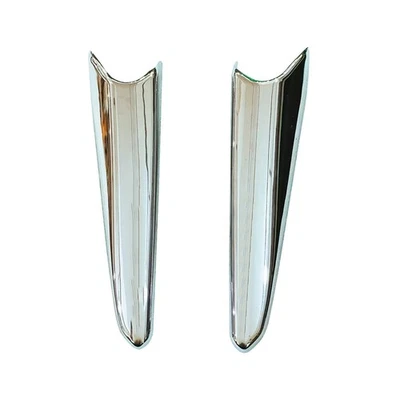 Pair ABS Left Right Chrome Fog Lamp Molding Cover For Mazda 3 Sport 2017-2018 - Image 1 of 4