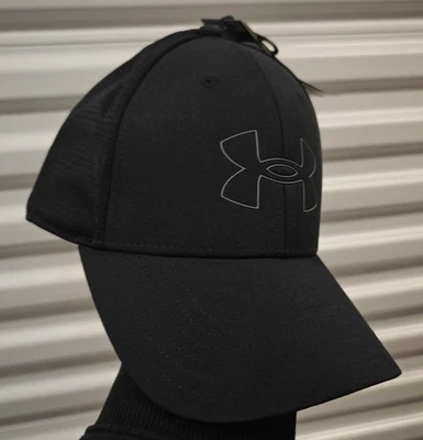 Under Armour Men's Armourvent Adjustable Hat , Black  , OSFM - Image 1 of 4