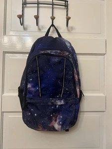 Lands End Classmate XL Kids Backpack Blue Galaxy - Picture 1 of 8