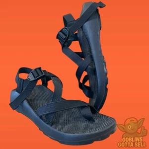 Chaco Sandals Mens 10 Black Z/1 Classic Strappy Adjustable Hiking Outdoor Shoes - Picture 1 of 5