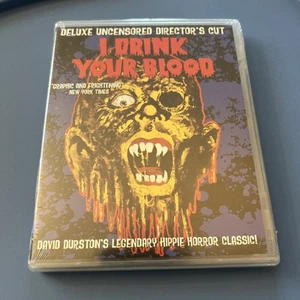 I Drink Your Blood Blu Ray 1971 Deluxe Unrated Director’s Cut Gore Cult Horror - Picture 1 of 3