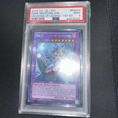 Yugioh Dark Magician Girl the Dragon Knight DRLG 1st Ed PSA 9 EN004 - Image 1 of 2