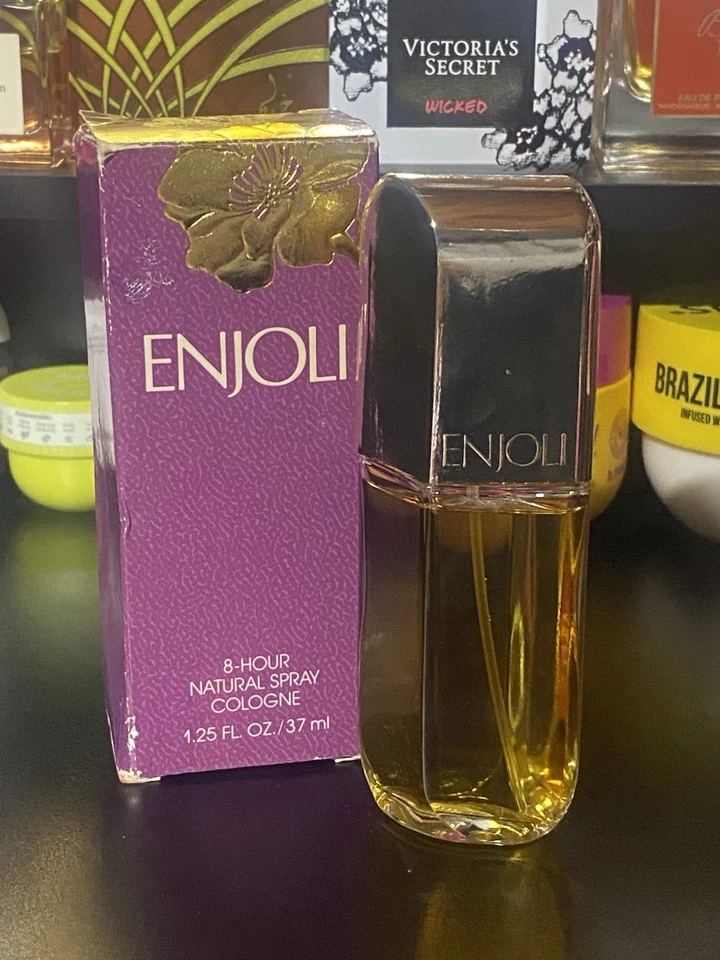 De colección Raro Enjoli Revlon Caja Original Charles of the Ritz 8 Horas Fragancia Difícil de Encontrar Foto 1 de 4