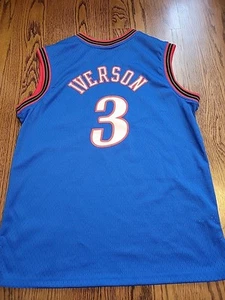 Allen Iverson Philadelphia 76ers Sixers Jersey Youth Size XL 18-20 Basketball - Picture 1 of 10