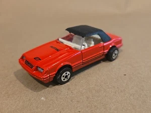 Vintage 1984 Road Champs Ford Mustang GT RED CONVERTIBLE The Boss - Picture 1 of 14