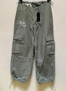 Ed Hardy Women's Dragon Cargo Pants Olive Color Size- XS - Picture 1 of 13