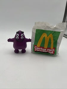 McDonalds Happy Meal Spielzeug für Erwachsene 4 Augen GRIMASSE selten Kaktus Pflanze Flohmarkt  - Bild 1 von 7