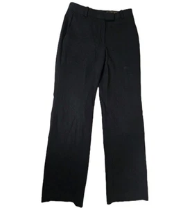Pantalones de vestir Brooks Brothers Loro Piana de lana y seda para mujer talla 0 pequeños negros - Imagen 1 de 11