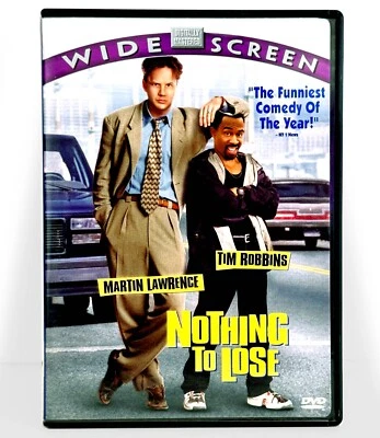 Nothing to Lose (DVD, 1997, Widescreen) Like New !  Tim Robbins  Martin Lawrence - Image 1 of 3
