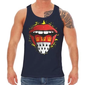 Canotta uomo maglietta muscolare carnevale Colonia lingua di Colonia costume  - Foto 1 di 5