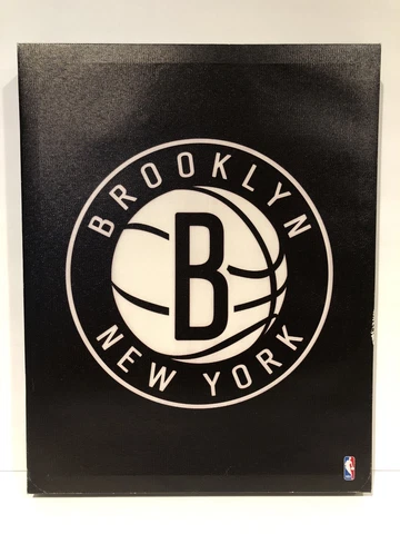 Brooklyn Nets NBA Team LOGO Print Wall Home Art Decor Gift CANVAS POSTER 11"x14" Cover