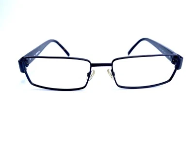 Anteojos con montura rectangular de metal negro Liz Claiborne CB218 0003 56 17 145 Foto 1 de 4