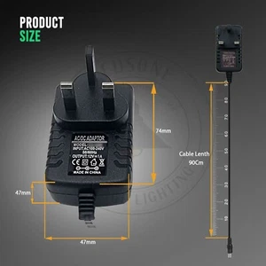 DC12V LED Strip Power Supply Adaptor 1A/2A/5A/6A/10A Safety Charger for CCTV/DVR - Picture 1 of 17