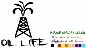 Oil Life Derrick Vinyl Decal Sticker Car Window Bumper Wall Laptop 9" - Picture 1 of 5