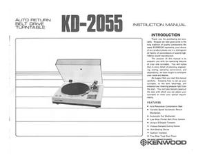 Bedienungsanleitung-Operating Instructions für Kenwood KD-2055 - Bild 1 von 1