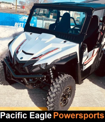 2021+ Yamaha Wolverine X2 / X4 Vented Laminated DOT Glass Windshield - Image 1 of 4