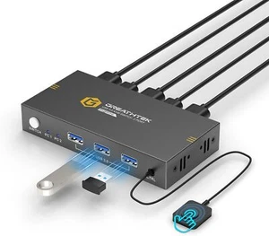 Greathtek KVM Switch 2 in Out, KVM Switches 2 Port 8K@60Hz - Afbeelding 1 van 6