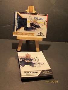 2010-11 Panini All Goalies Stopper Sweaters Blue #8 Pekka Rinne + 17 Base