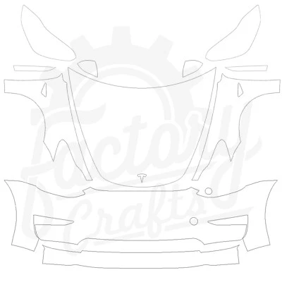 23-2024 Tesla Model 3 Guard Paint Protection Film Clear Bra PPF  Bumper + Fender - Image 1 of 4