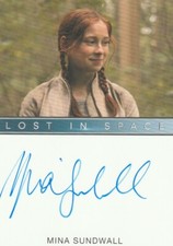 2019 Rittenhouse Lost In Space Season 1 Mina Sundwall Autograph Penny Robinson