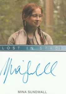 2019 Rittenhouse Lost In Space Season 1 Mina Sundwall Autograph Penny Robinson - Picture 1 of 2