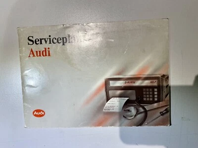 Audi 80 Quattro   11/1992 Serviceheft  1.2013 Heft 3x Seiten/ 9x Einträge frei - Bild 1 von 4