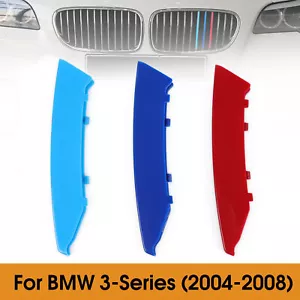 Front Grille Grill Cover Strips Clip Fit For BMW 3 Series E90 Accessories New US - Bild 1 von 9
