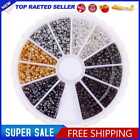 3000pcs 6colors/box 2mm Brass Round Crimp End Beads for Jewelry Accessories
